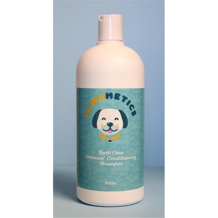 Pawsmetics Bath Time Oatmeal Conditioning Shampoo- 32 oz PM0011032